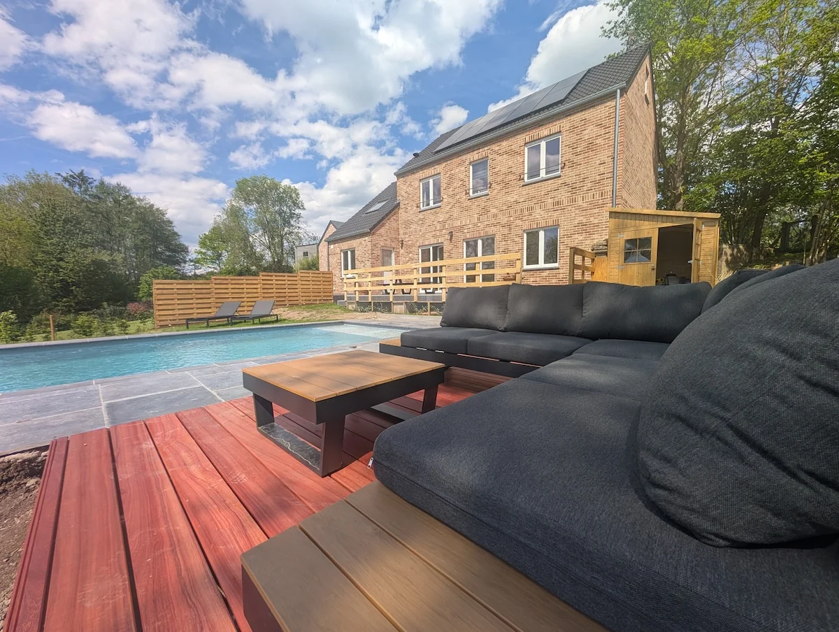 La villa & la piscine